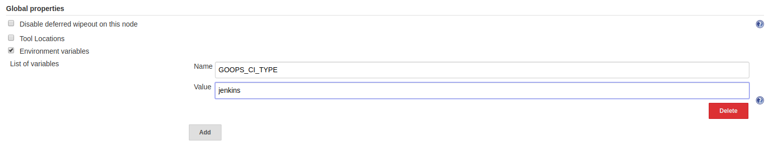 Jenkins variables